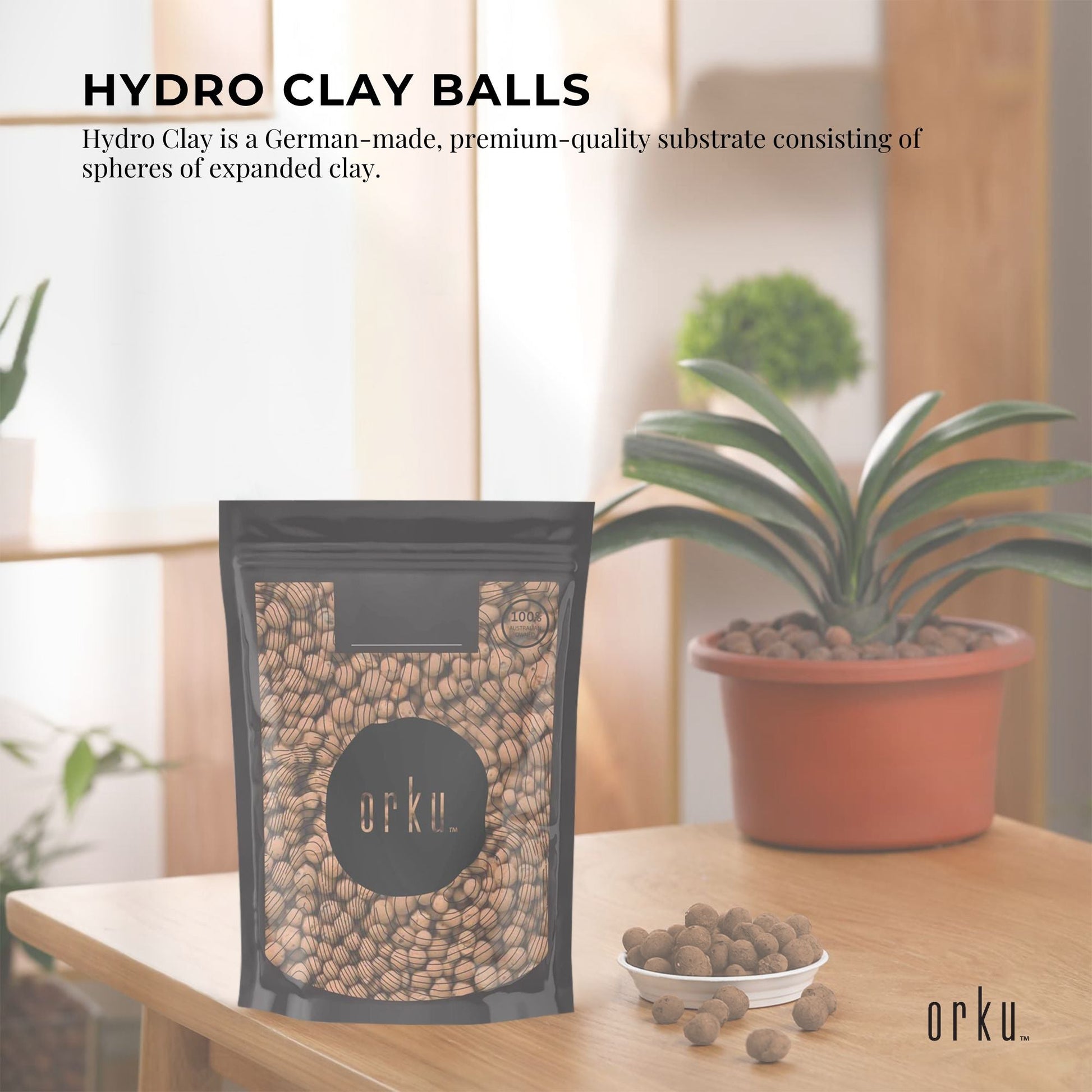 1L Hydro Clay Balls - Organic Premium Hydroponic Expanded Plant Growing Medium-3
