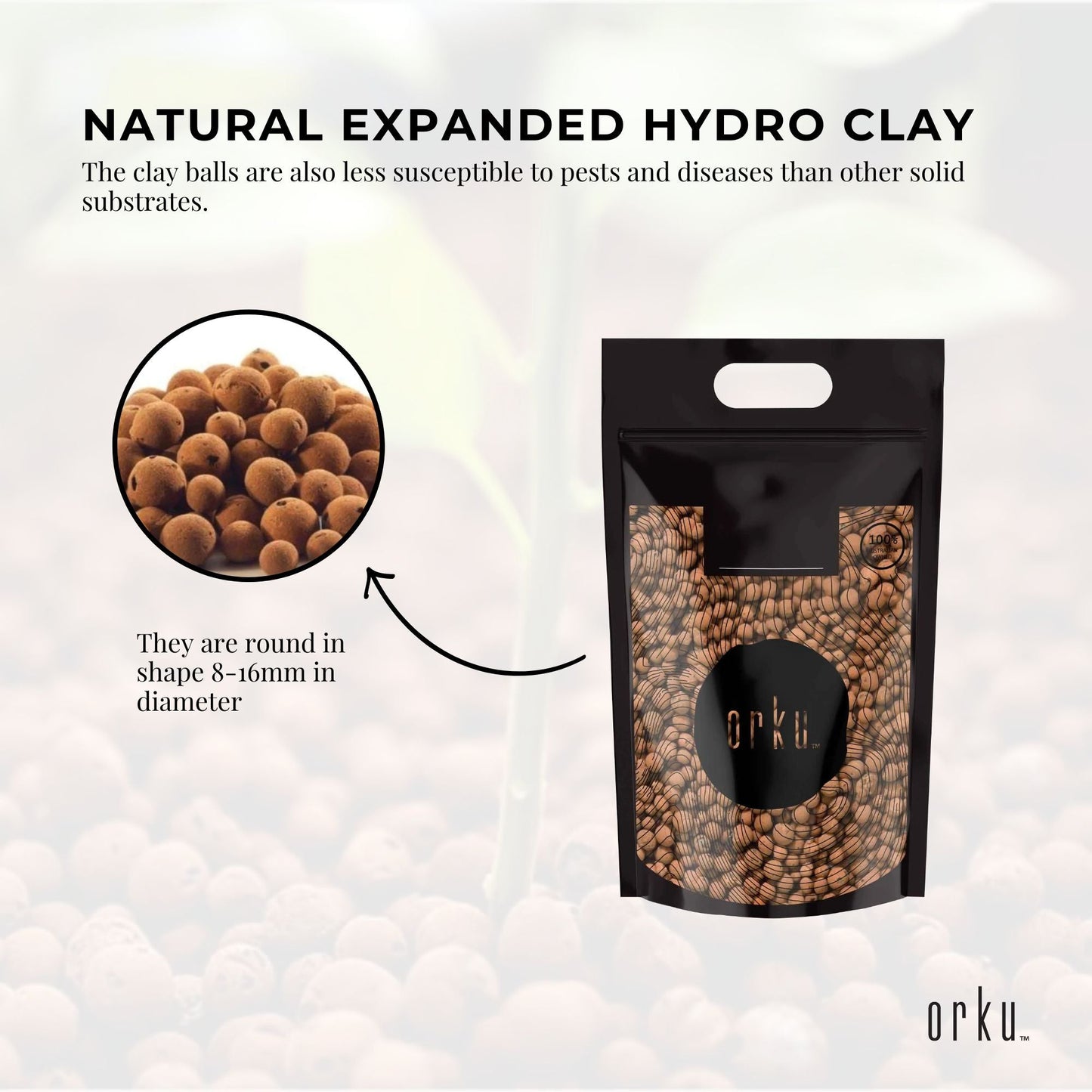 5L Hydro Clay Balls - Organic Premium Hydroponic Expanded Plant Growing Medium-5