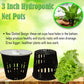 Net Pot 3 inch with Lids Mesh Hydroponic Aeroponic Orchid Round (25 Pack)-5