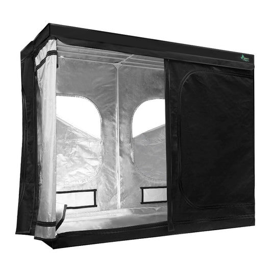 Greenfingers Hydroponics Grow Tent Kits Hydroponic Grow System 2.4m x 1.2m x 2m 600D Oxford-0