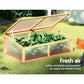 Garden Bed Raised Wooden Planter Box Vegetables 110x58x41.5cm-4