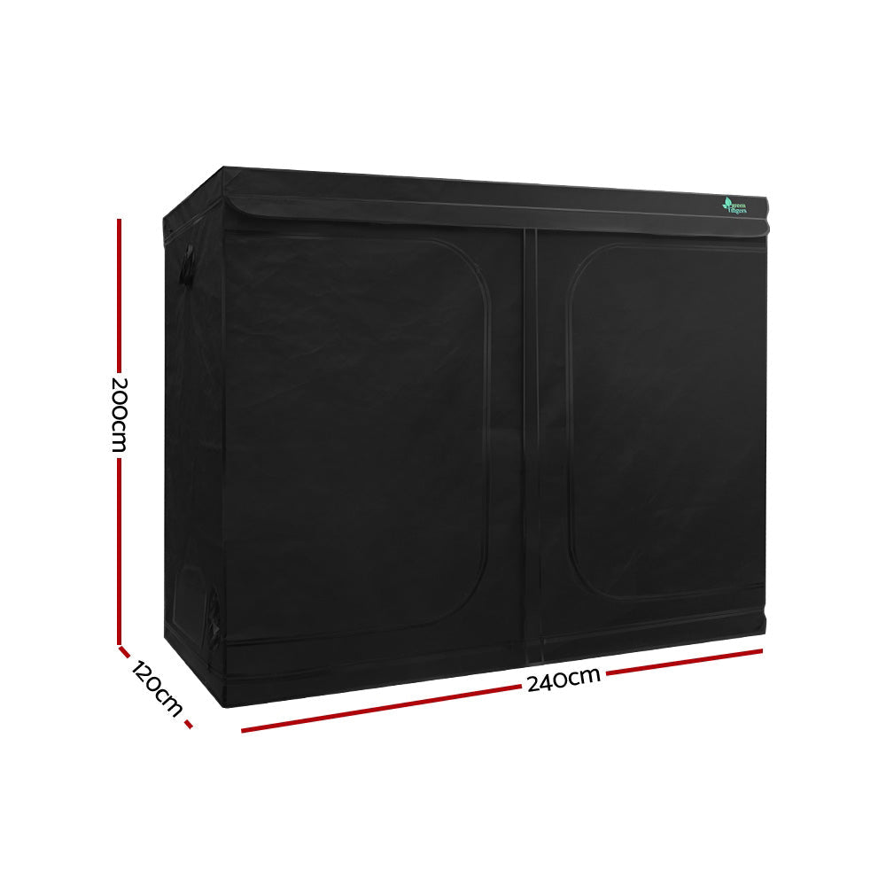 Greenfingers Hydroponics Grow Tent Kits Hydroponic Grow System 2.4m x 1.2m x 2m 600D Oxford-1